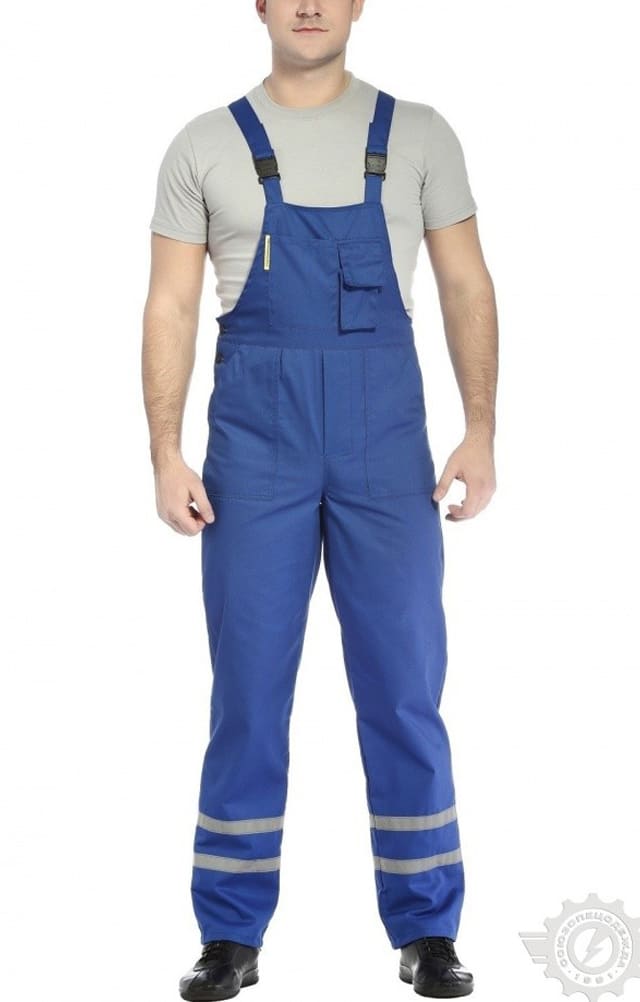 65533 Костюм "Эксперт-2" с СВП василек  Летняя спецодежда  размер 48-50/182-188  - Вид №13