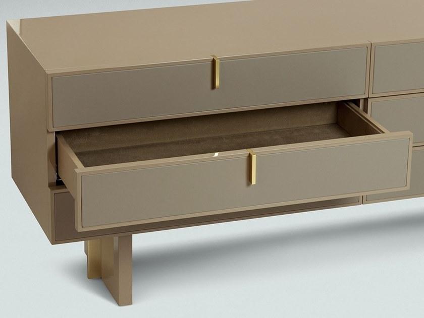 Paolo Castelli Лакированный комод из мдф и воловьей кожи Fine sun-id-1397979 - Вид №7