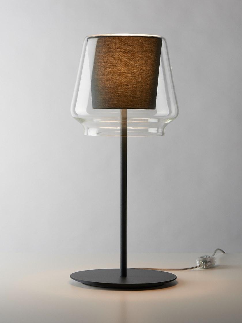 millelumen Настольная лампа из алюминия и стекла Aleve sun-id-1403579 - Вид №2