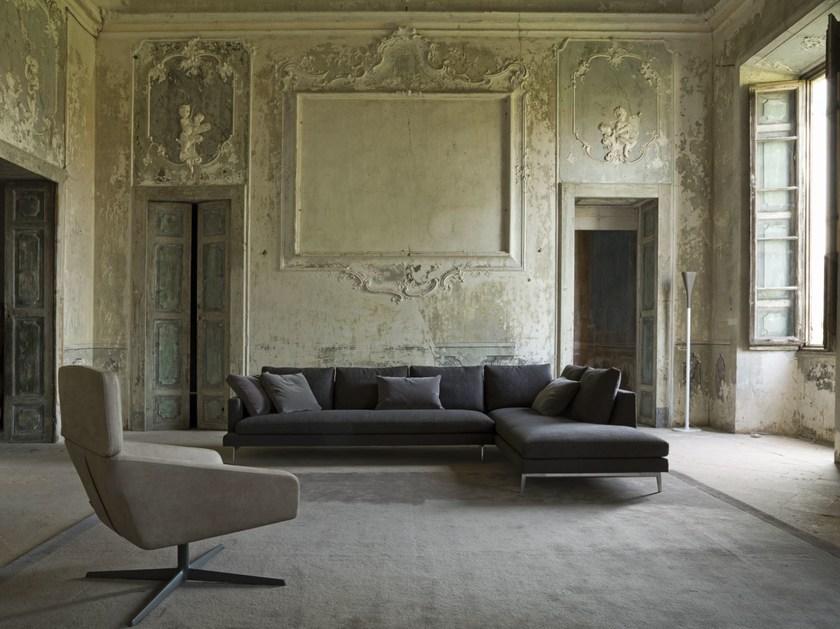 Verzelloni Секционный диван со съемным чехлом из ткани Larsen sun-id-1458754 - Вид №7