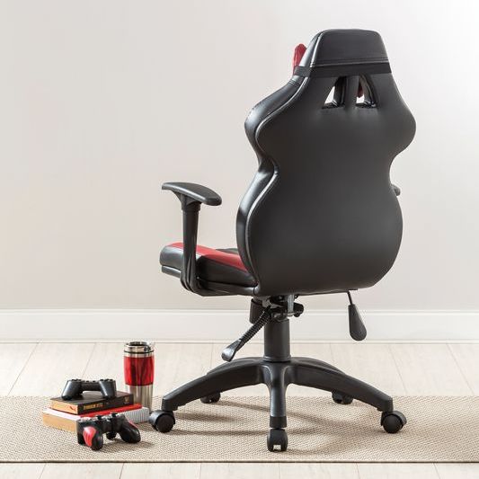 Рабочее креcло на колесах с подлокотниками черное Bidrive CILEK CHAMPION RACER 00-3832277 Черный Santreyd  - Вид №1