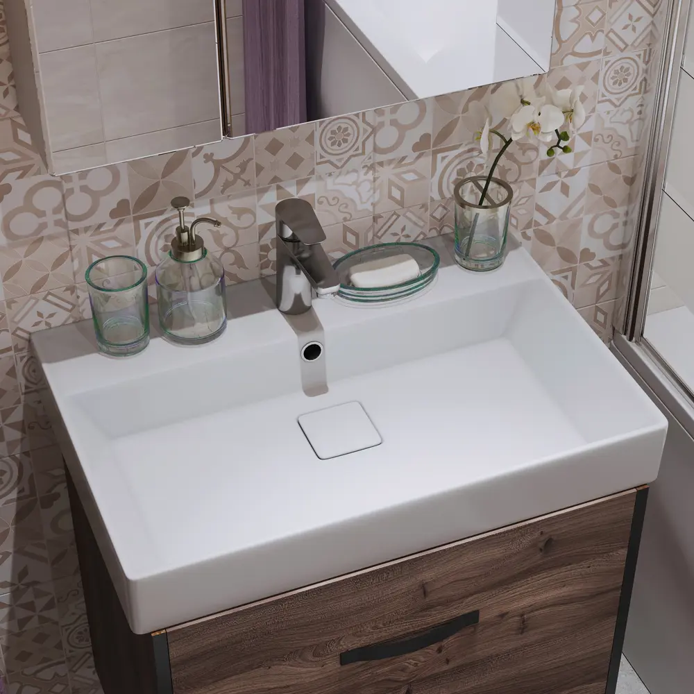 Шахтинская Плитка Пазолини: настенная керамика с геометрическим узором 25x40 см 85622881