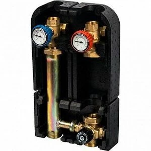 Насосная группа STOUT со смесительным контуром 1" без насоса, трансформируемая