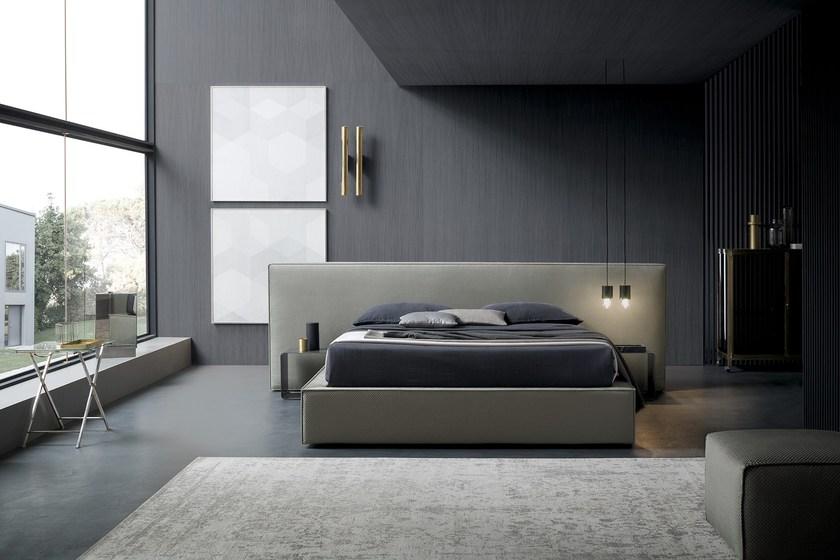 Felis Двуспальная кровать из ткани с мягким изголовьем Bedstories#2 sun-id-1348345 - Вид №9