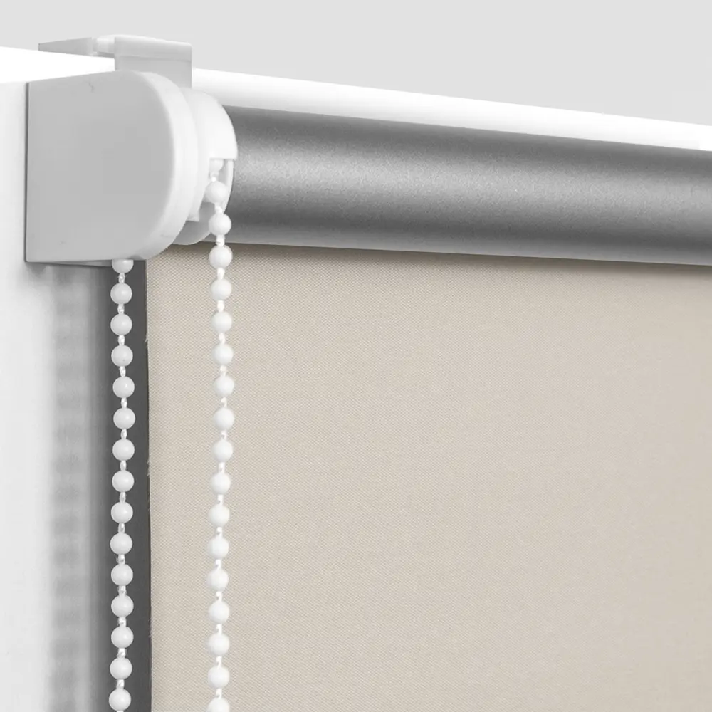 Штора рулонная блэкаут Эскар 70x160 см светло-бежевая Moon 6 BLACKOUT STLM-2114302 - Вид №1