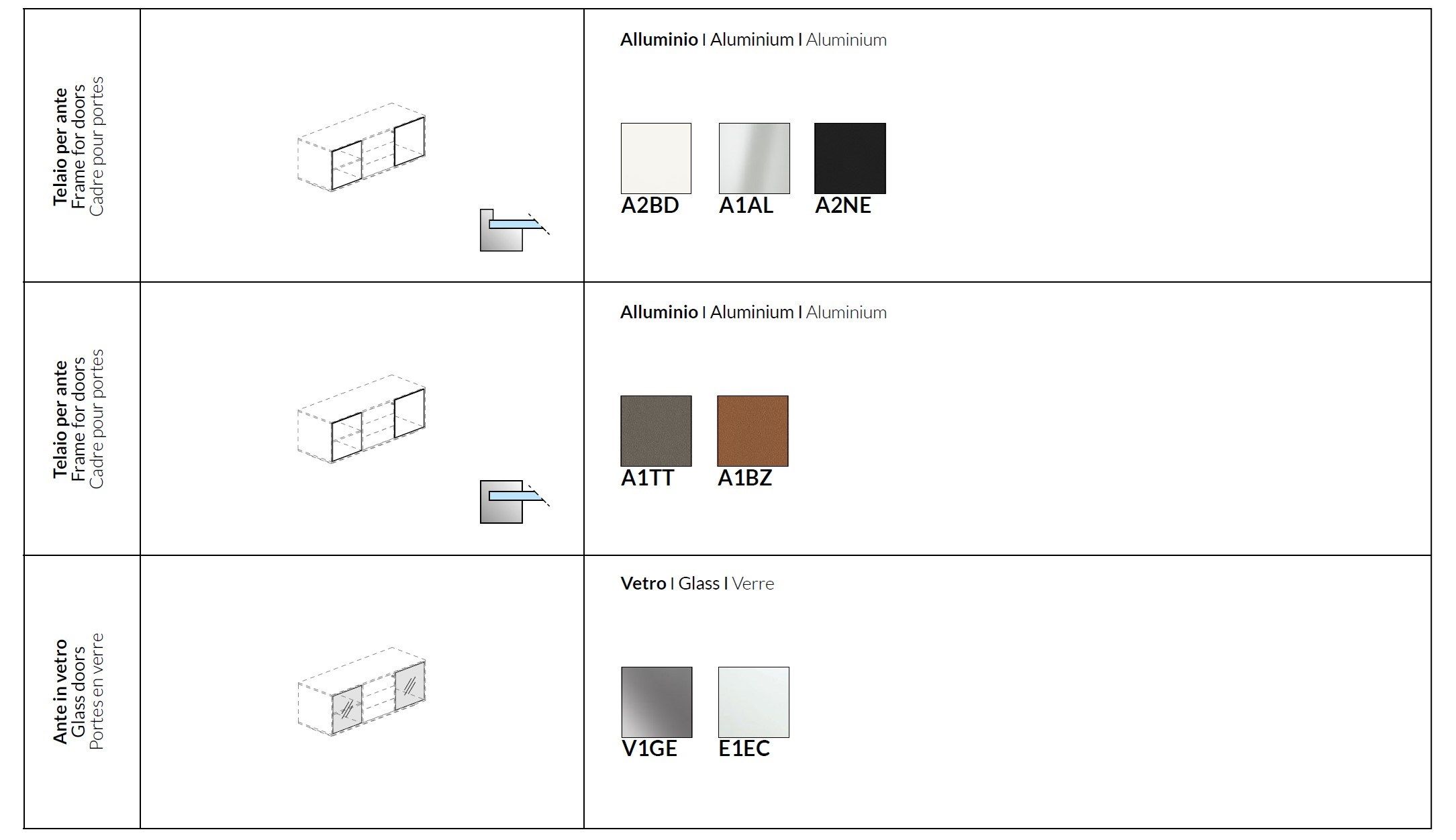 Низкий офисный шкаф из дерева и стекла About Office Bold58 ARCH-00070078 - Вид №5