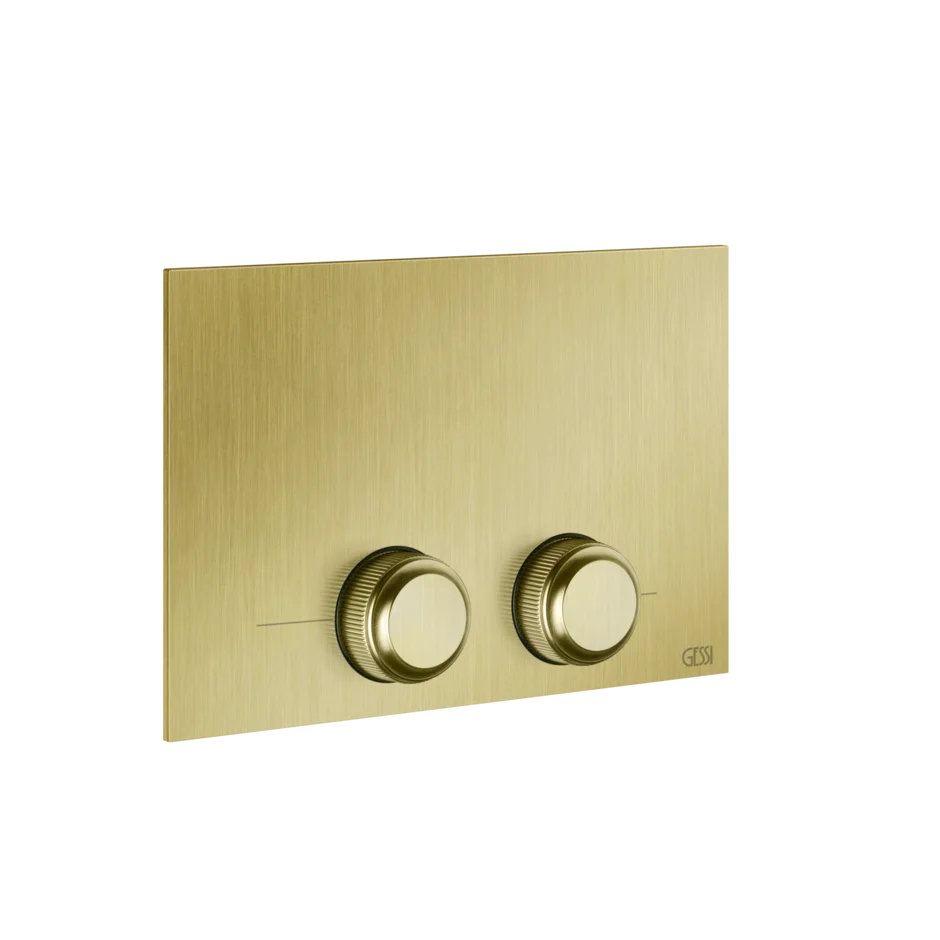 Запорная пластина 54657 716 Gessi Venti20 PVD С ЗОЛОТОЙ ЩЕТКОЙ 54657716