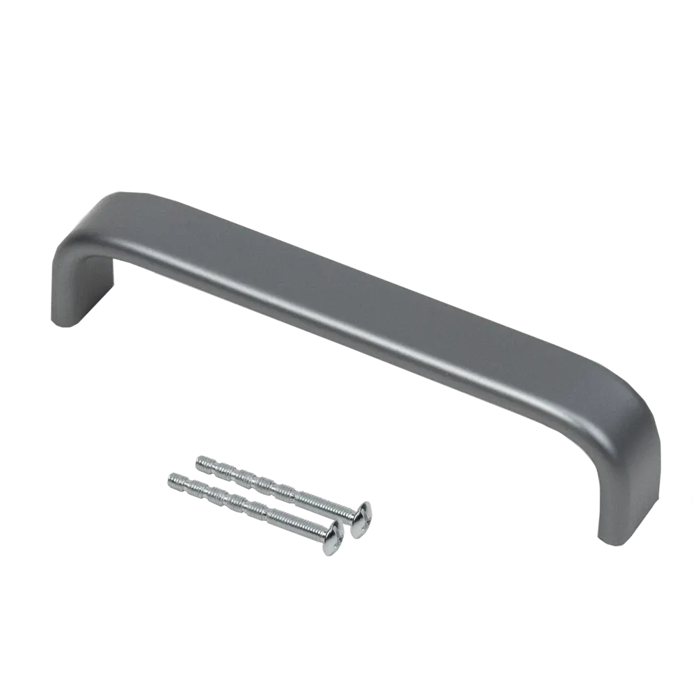 Мебельная ручка-скоба UA340-96 96 мм графит AKS STLM-2087169 - Вид №3