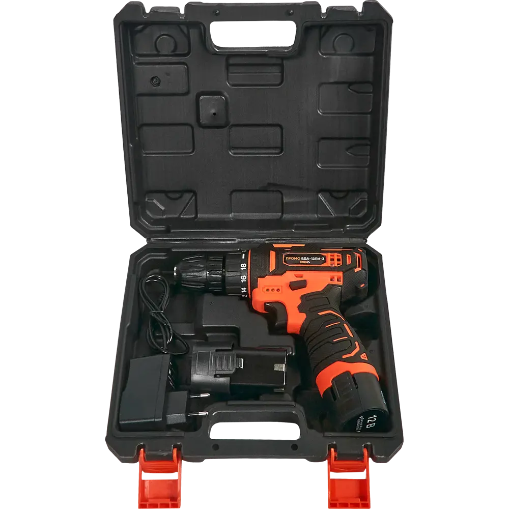 Аккумуляторная дрель-шуруповерт СПЕЦ с двумя батареями 12В 87689209 STLM-0074920 - Вид №5