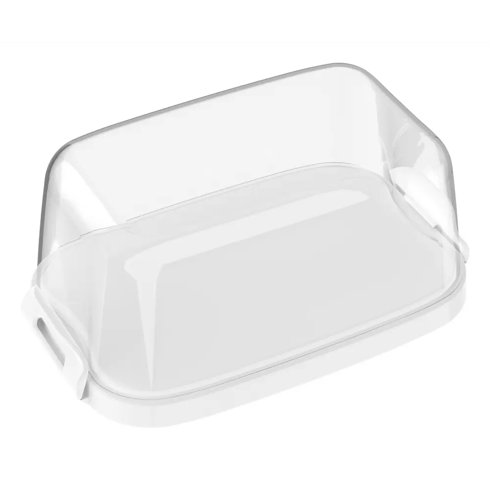 Масленка Idi Land 16x10x7 см пластик цвет прозрачный STLM-2211930 - Вид №1