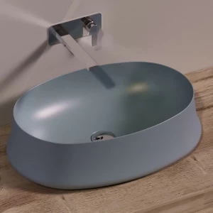 SH04CEMENTOMATT Накладная раковина на столешницу  овальная Simas Sharp