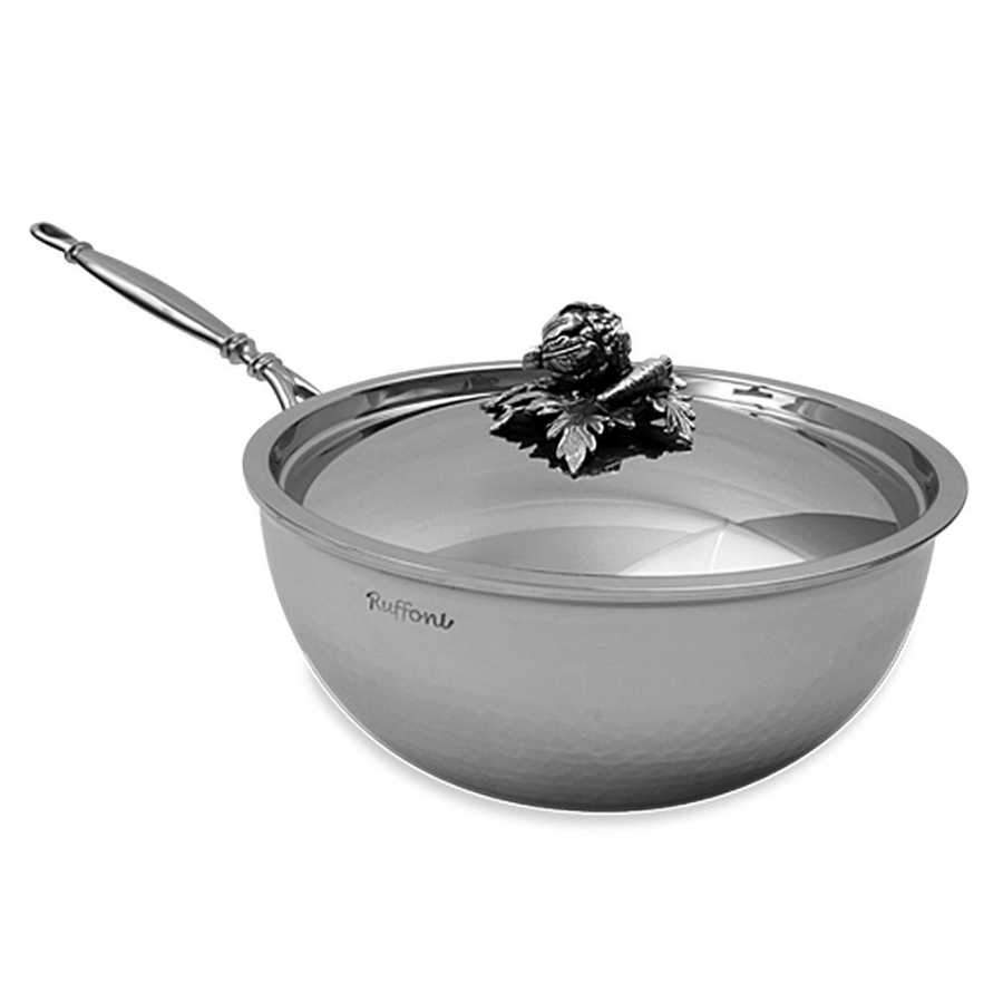 Вок Opus Prima OPB2409Z, с крышкой, нержавеющая сталь, Ø24 см, 4 л Ruffoni B24RUFFONI - Вид №1