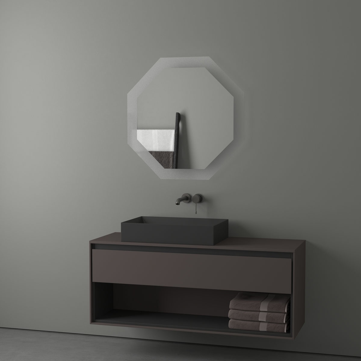 BY 2505 Зеркало с LED-подсветкой 25,5 W EVOFORM Ledshine - Вид №2