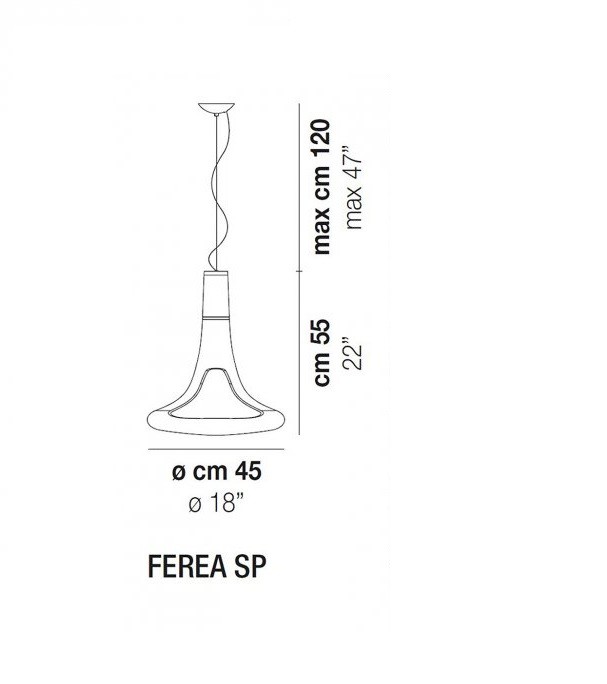 Vistosi FEREA SPFEREABCBC светильник подвесной 82671 - Вид №2