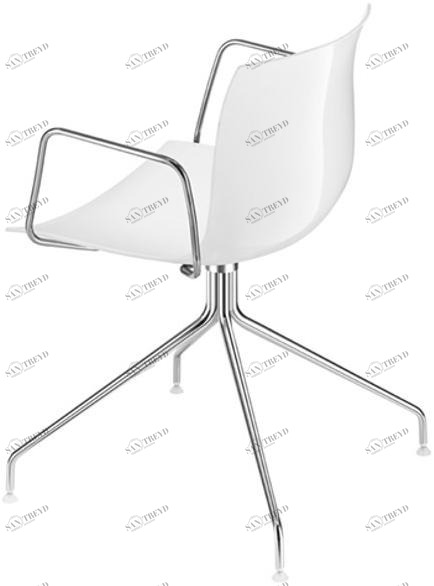 arper Кресло вращающееся на козелке с подлокотниками Catifa 53 sun-id-1488086