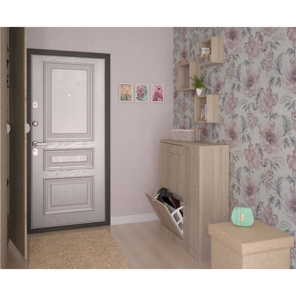 Плинтус напольный ПВХ под покраску 8.6 см 2.5 м цвет белый TPlast STLM-2030798 - Вид №3