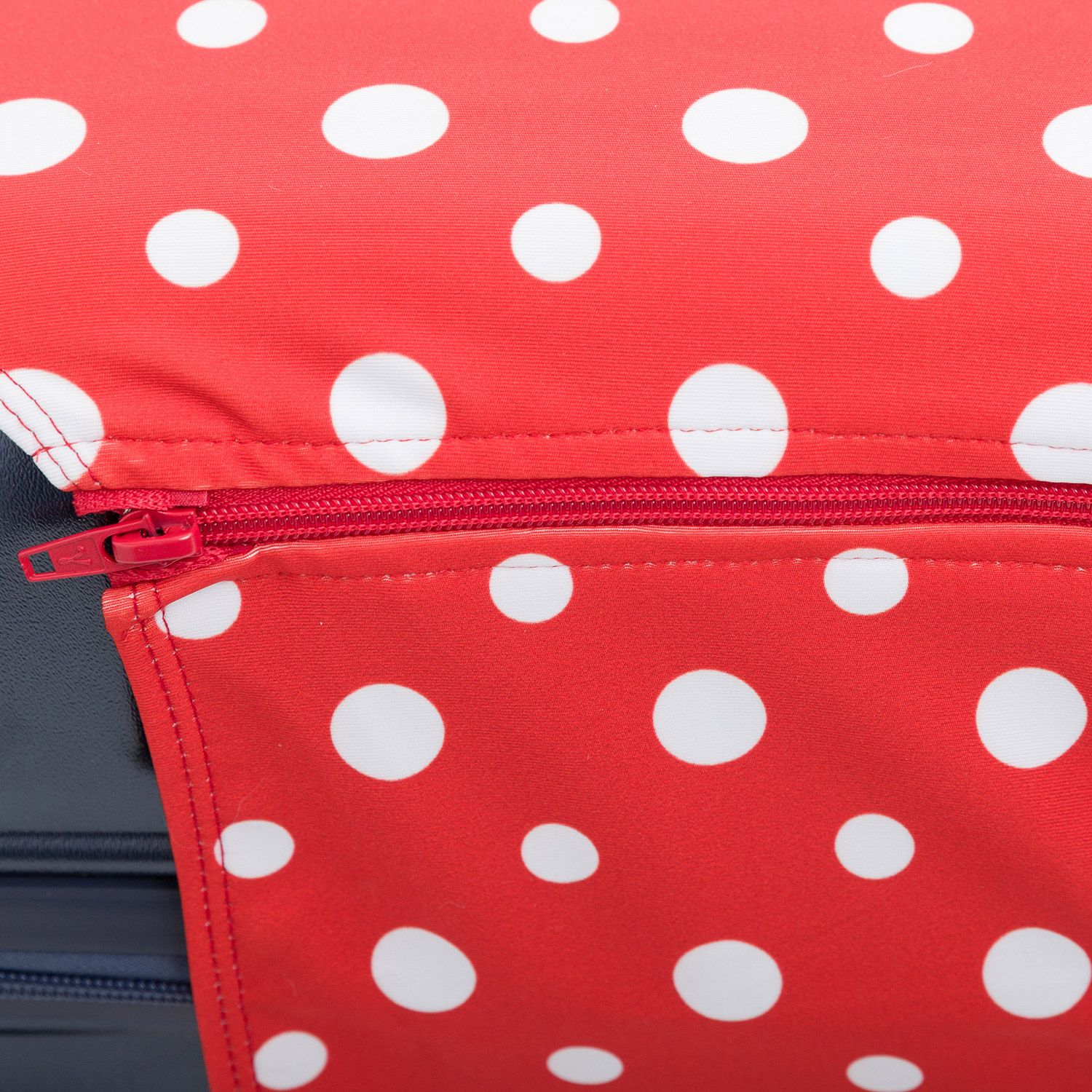 ECO Горошек с бантиком ML Чехол для чемодана средний Fancy Armor ECO - Вид №3