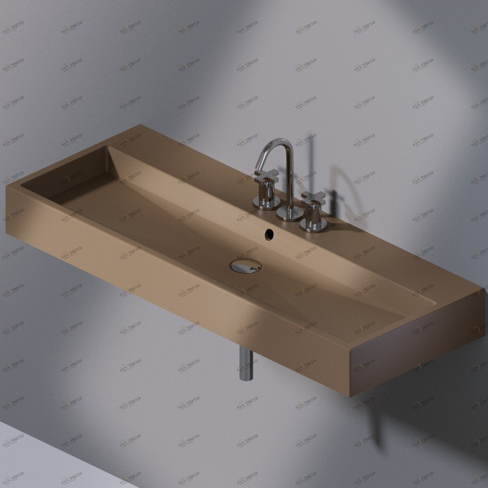 L279T1R3V4.132 Подвесная раковина настенная прямоугольная A. e T. Italia Tank AeT ITALIA