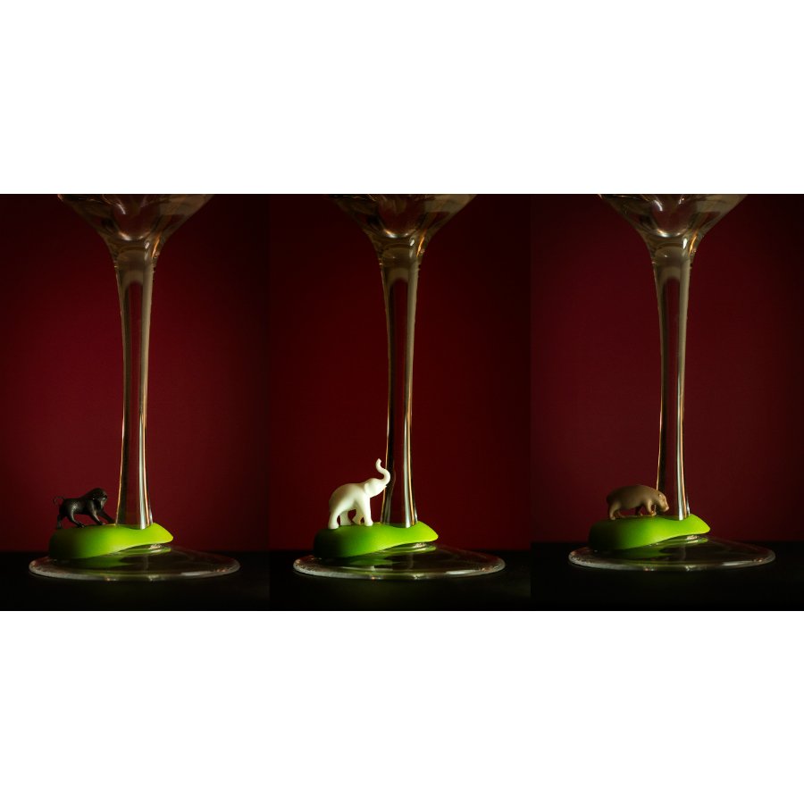 Маркеры для бокалов разноцветные Hot Wine QUALY ДИЗАЙНЕРСКИЕ 00-3880625 Бежевый;зеленый;коричневый;разноцветный  - Вид №9