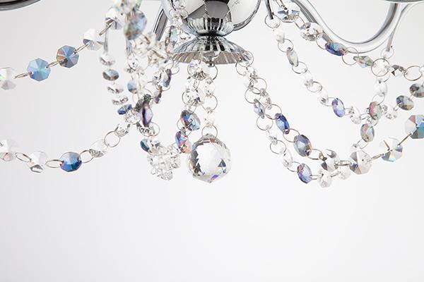 Подвесная люстра Eurosvet 10068/5 хром/прозрачный хрусталь Strotskis EUROSVET ДИЗАЙНЕРСКИЕ 186761 Серебро  - Вид №1