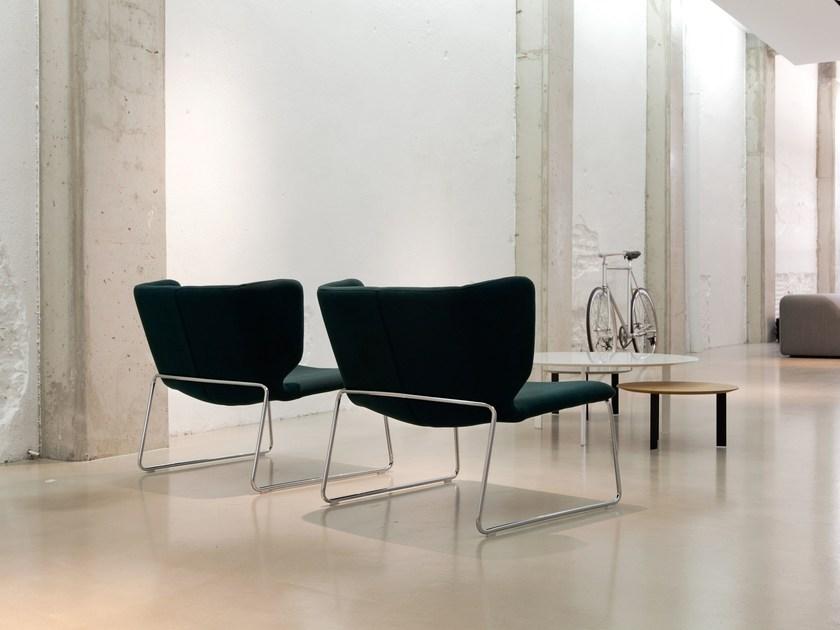 Viccarbe Санное кресло из ткани Wrapp sun-id-1390771 - Вид №3