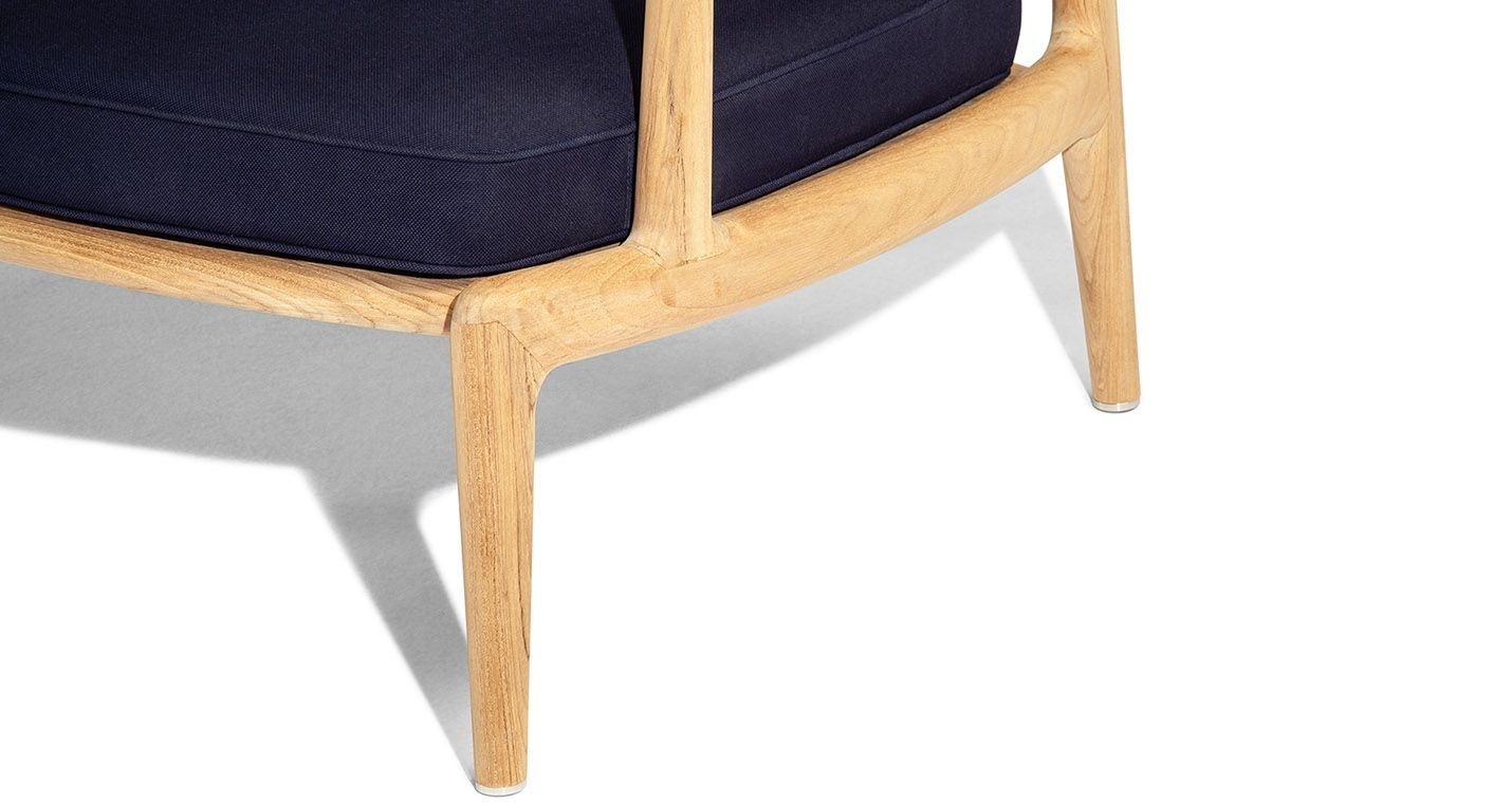 Садовое кресло из тикового дерева с подлокотниками Poltrona Frau Boundless Living Outdoor Collections ARCH-00030174 - Вид №14