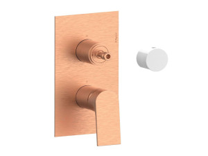 Однорычажный встраиваемый смеситель для душа с переключателем