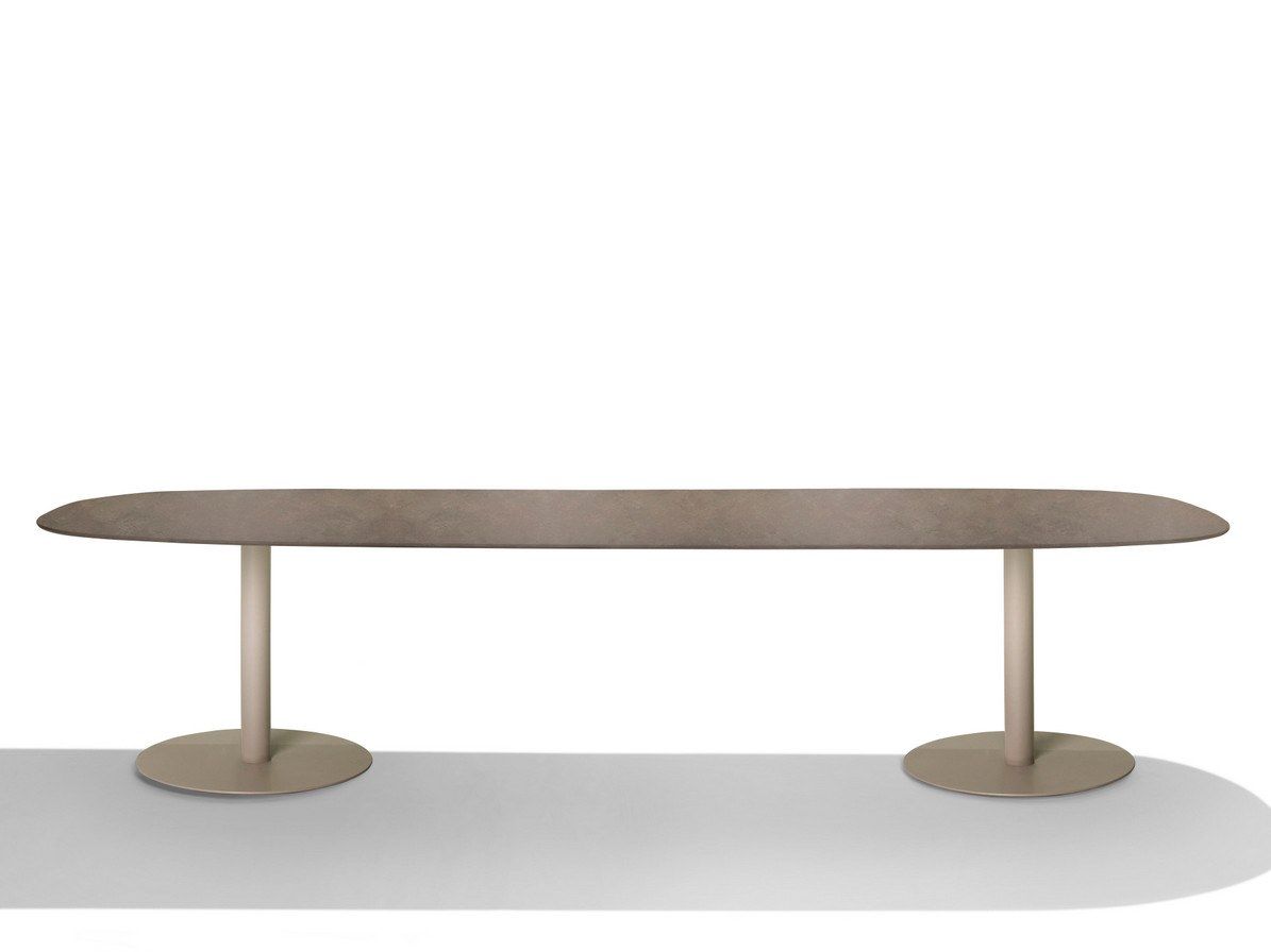 Керамический садовый стол TRIBÙ T-Table ARCH-00087202 - Вид №9