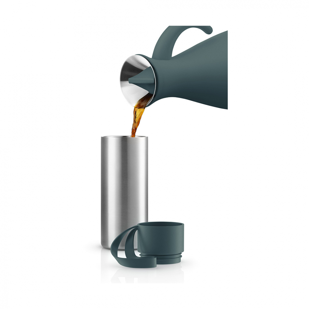 EVA SOLO 567057 Термос To Go, бирюзово-синий, 350 мл Нержавеющая сталь, силикон, пластик  - Вид №2