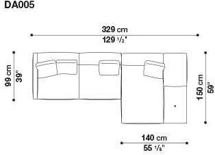B&B Italia 3-х местный тканевый диван Dock sun-id-1376507 - Вид №84