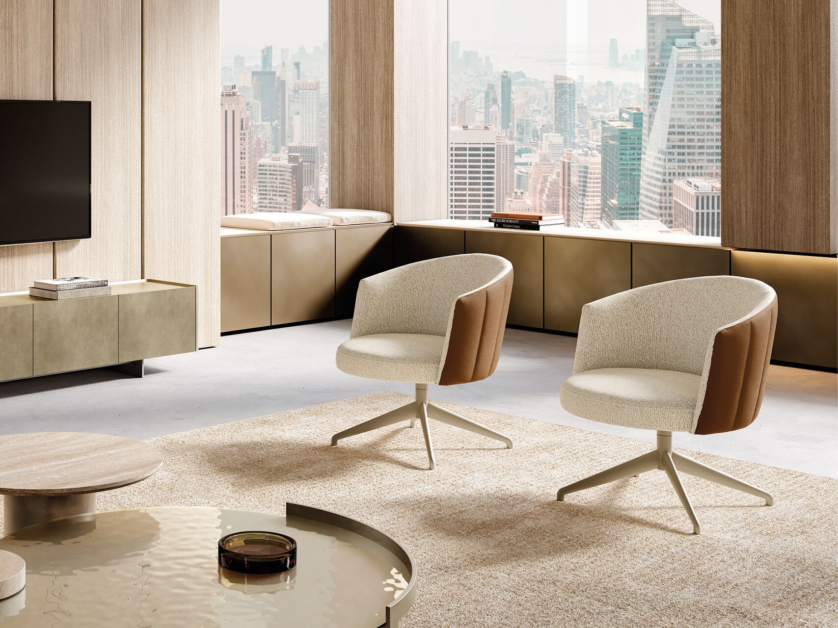 Кожаное вращающееся кресло EFORMA Джейн ARCH-00062366 - Вид №4