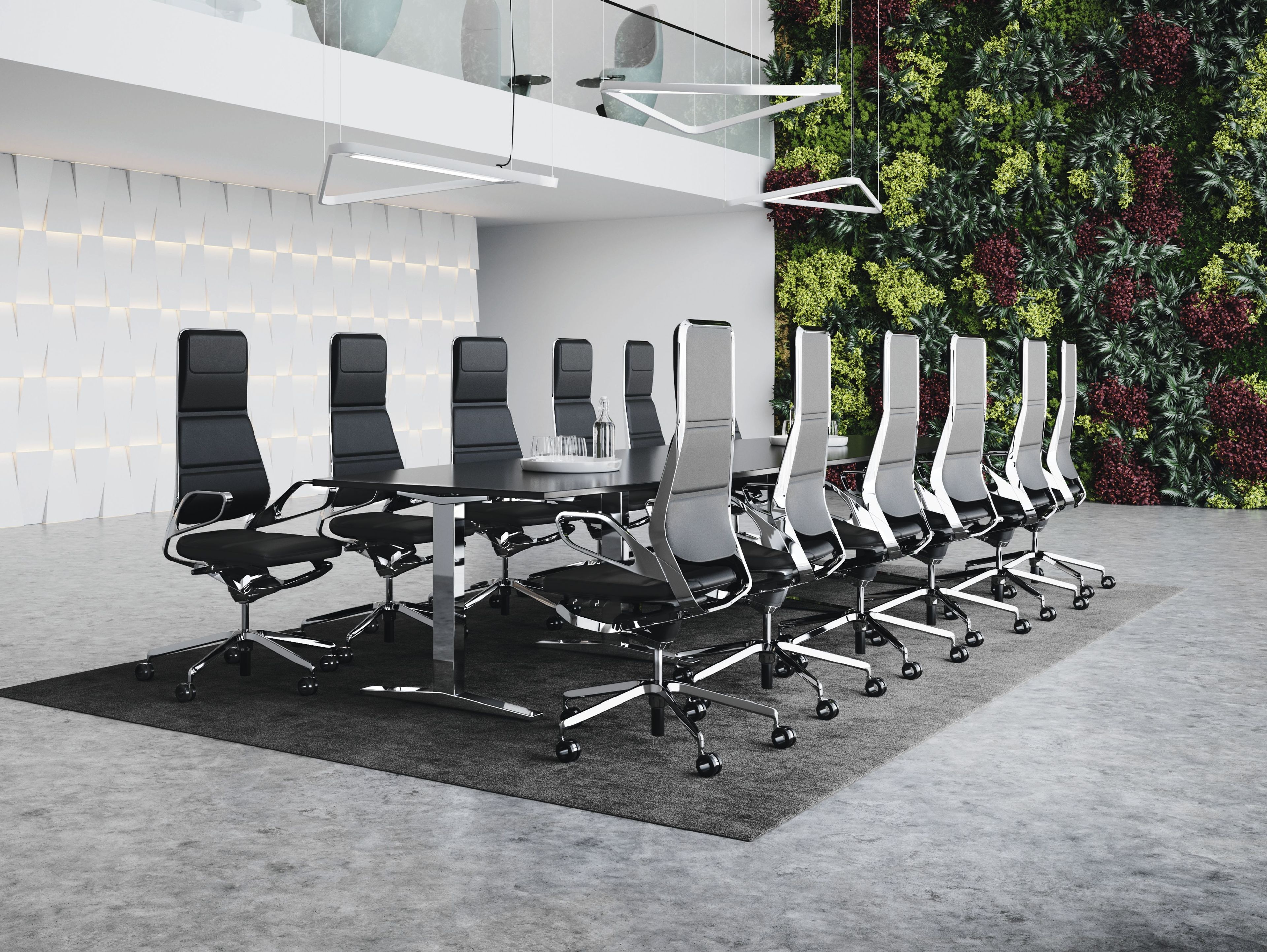 5-спицевое кожаное вращающееся офисное кресло König Neurath AURAY ARCH-00081027 - Вид №3