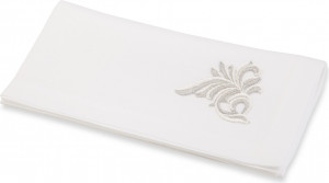 10618330 Weissfee Набор салфеток Weissfee "Гала Роял" 45х45см, 6шт (шампань, серебро) Лён