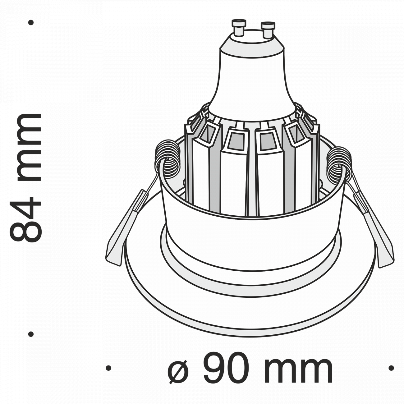 Встраиваемый спот розовое золото Technical Barret DL041 TECHNICAL DOWNLIGHT 00-3957143 Золото;розовый  - Вид №5