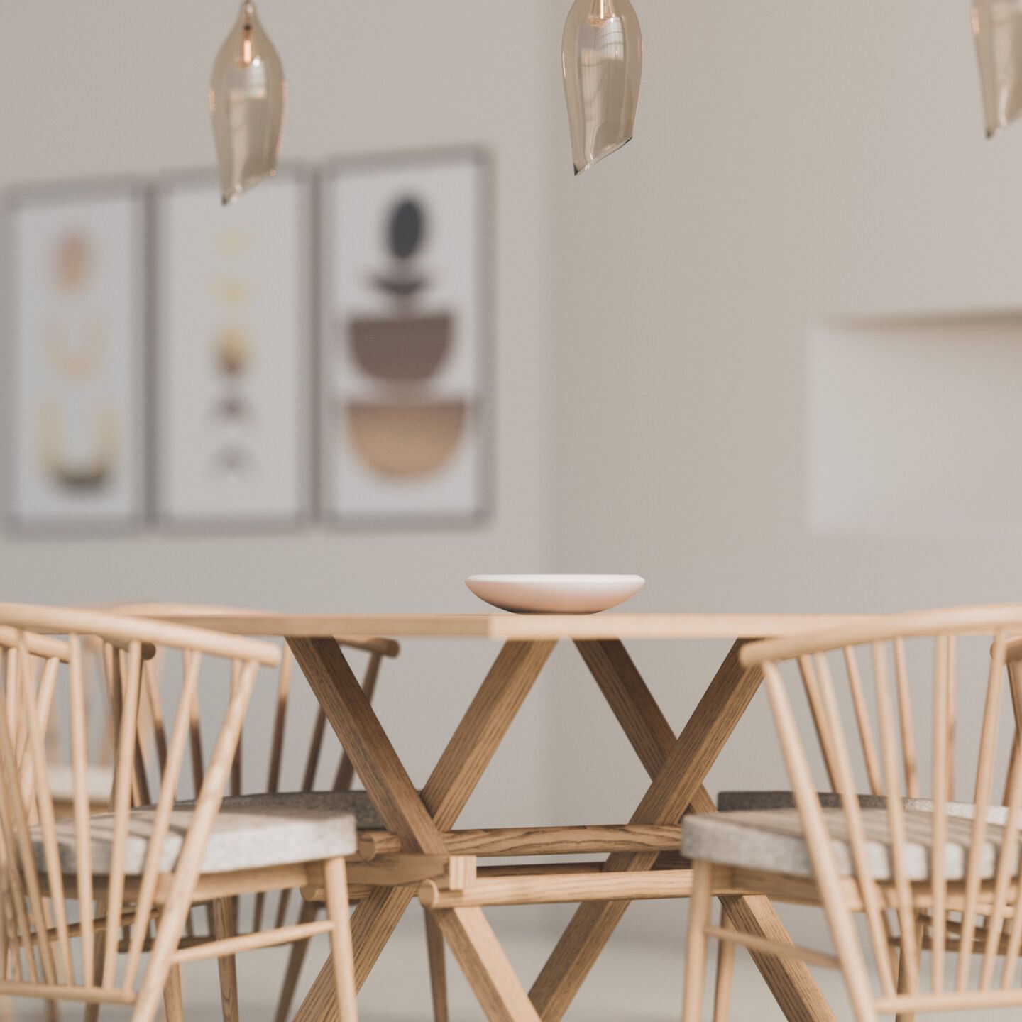 Квадратный стол из ясеня Morelato современный ARCH-00029670 - Вид №4