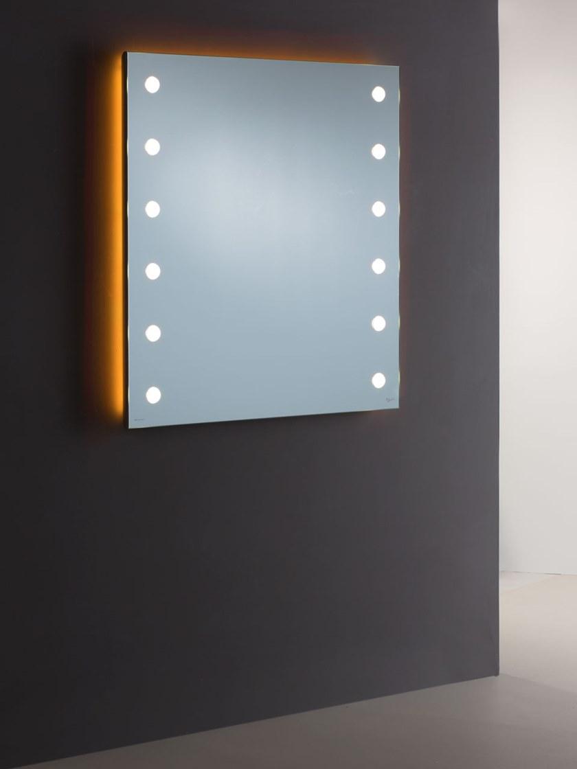 UNICA by Cantoni Настенное зеркало в алюминиевой раме в современном стиле со встроенной подсветкой Mh sun-id-1349040 - Вид №4