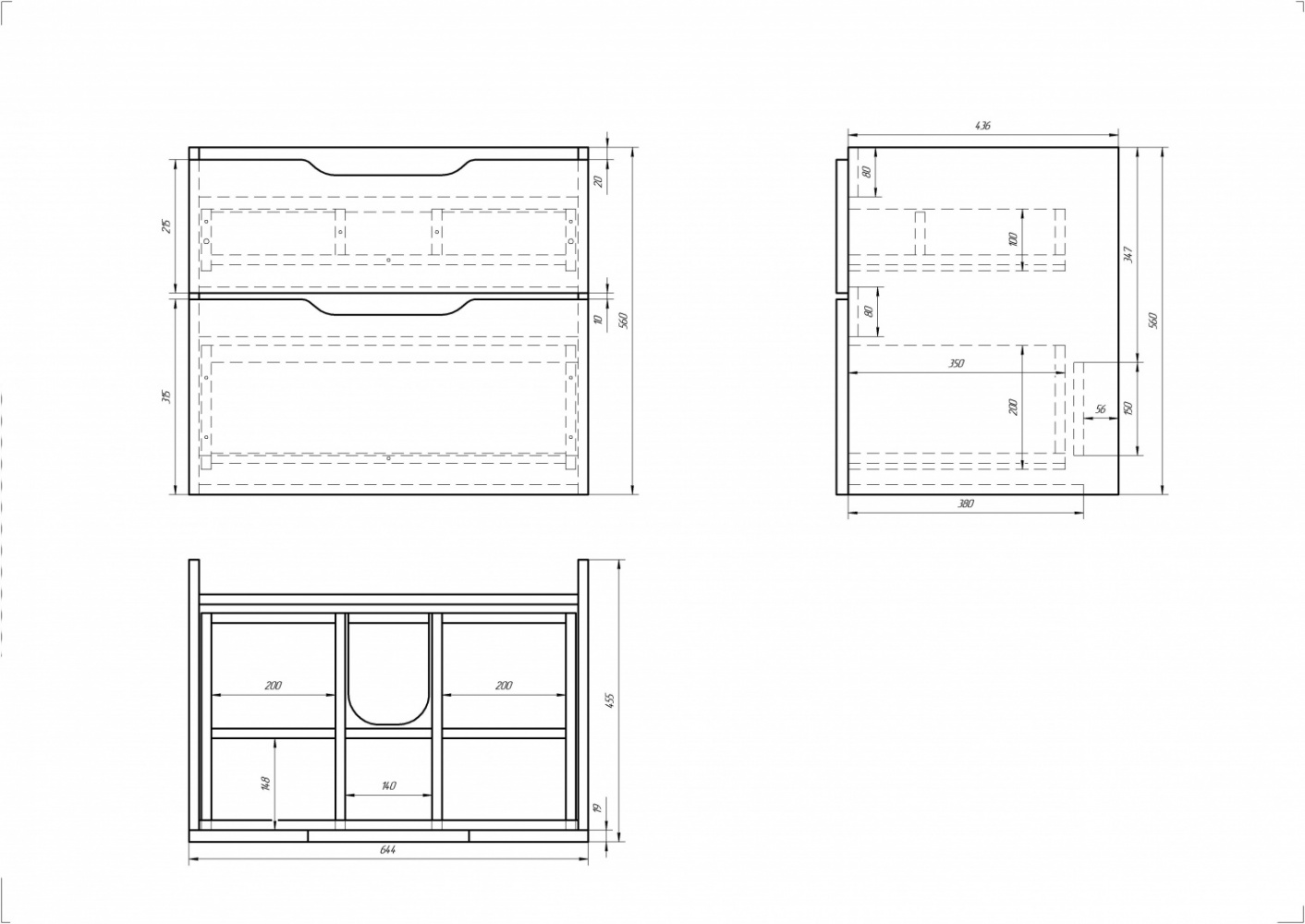 99.0002 Тумба Dreja Q - Вид №1