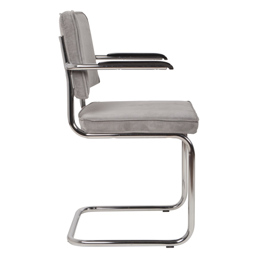 Кресло Ridge Rib светло-серое Zuiver 1200062 - Вид №4