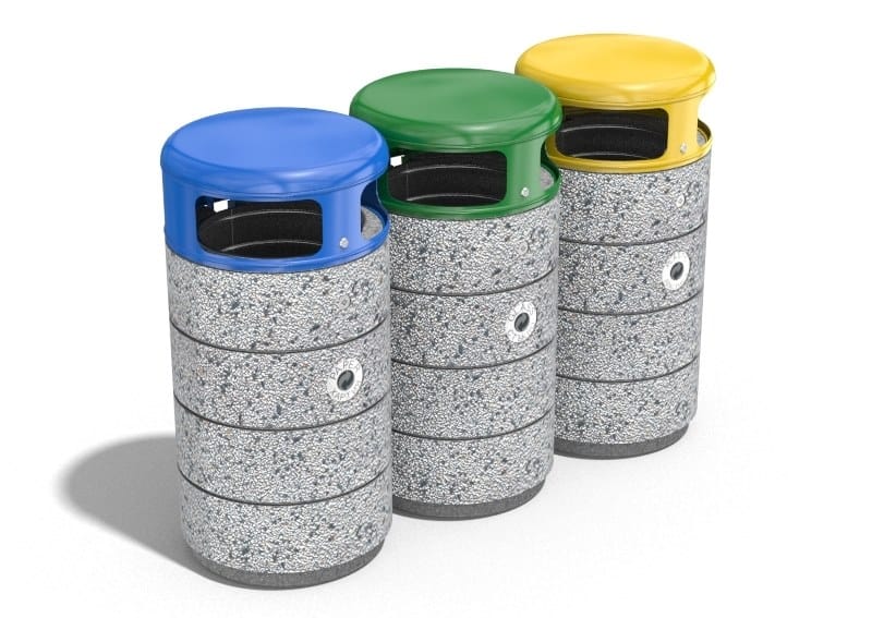 Наружные бетонные стойки для мусора для утилизации отходов ENCHO ENCHEV - ETE 128/235R ARCH-00023143 - Вид №7