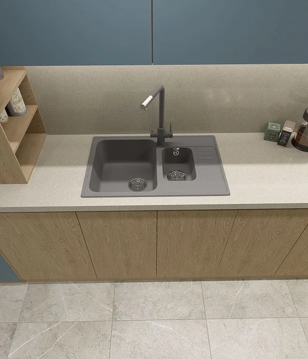 Кухонная мойка Кварц QUARZ S422 GranFest 21К-S422 - Вид №4