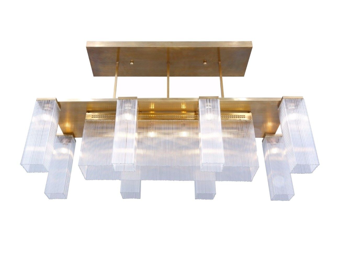 Подвесной светильник ручной работы из латуни Patinas Lighting Hoffmann ARCH-00106278