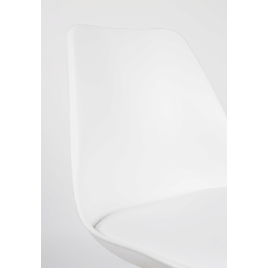 Стул Tryck белый White Label Living 1100278 - Вид №5