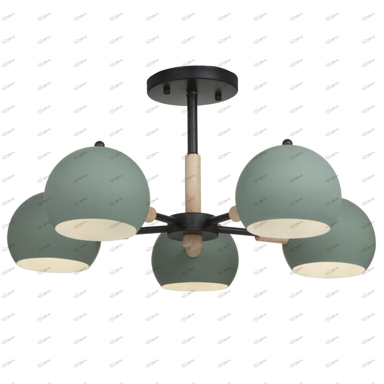 Потолочная люстра Freya Trisha FR5032CL-05B FREYA TRISHA 313561 Зеленый 