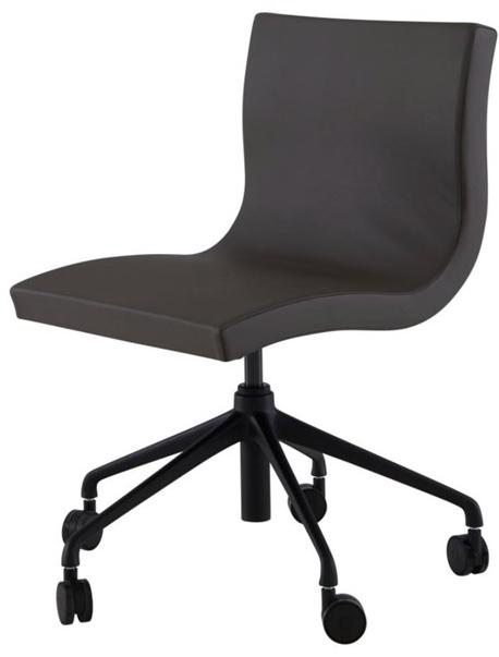 Ligne Roset Регулируемое по высоте офисное кресло из ткани с 5 спицами и колесами Sala 10263079-10263080 - Вид №1