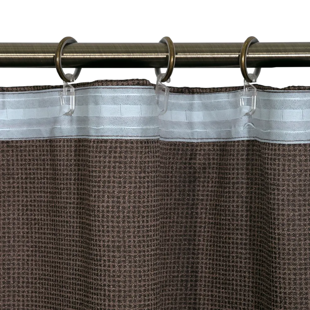 Штора на ленте, 200х300 см, жаккард, цвет бежевый AMORE MIO STLM-2185657 - Вид №4