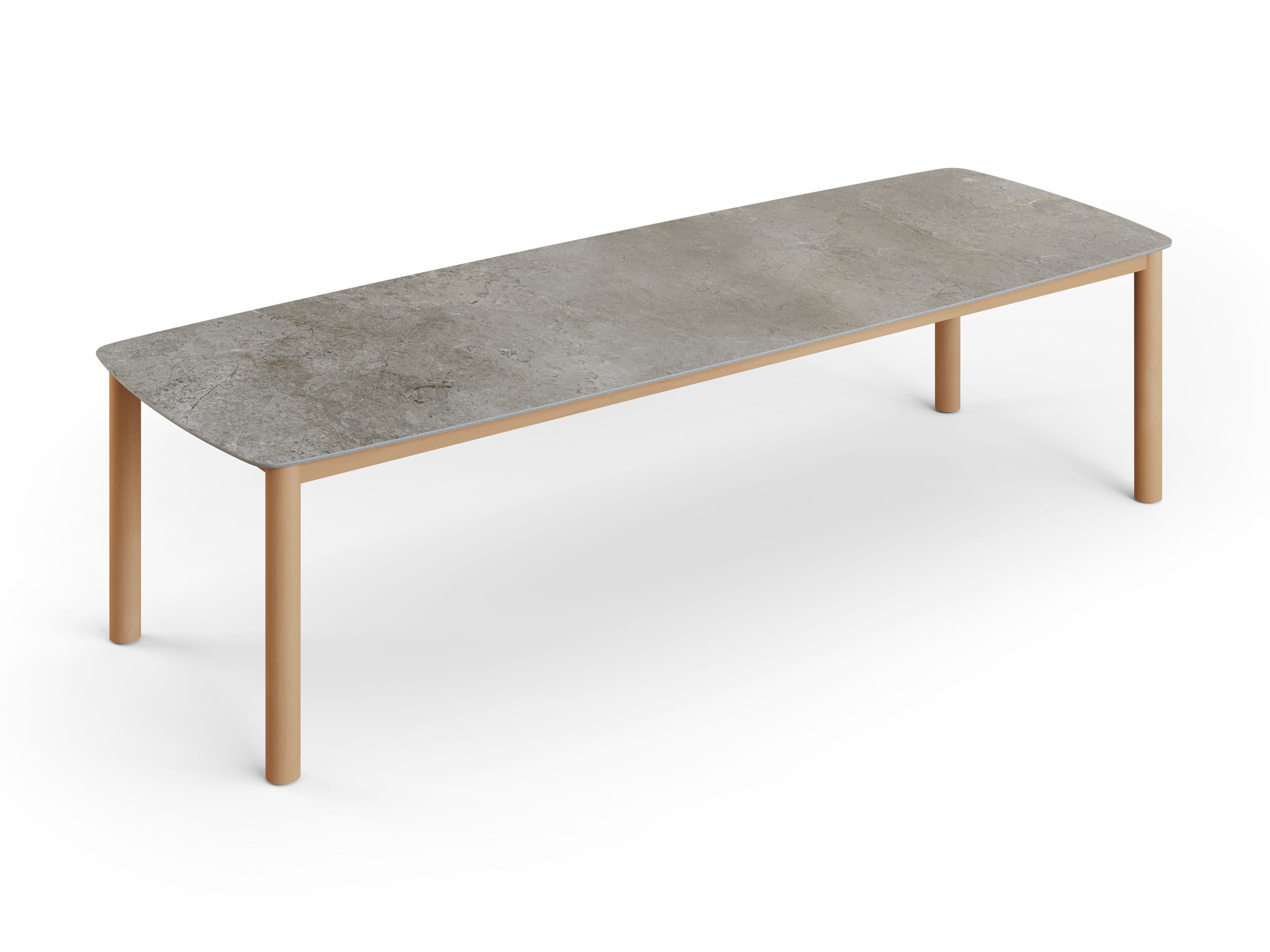 Керамический прямоугольный садовый стол Jati Kebon Benoa ARCH-00035167 - Вид №3