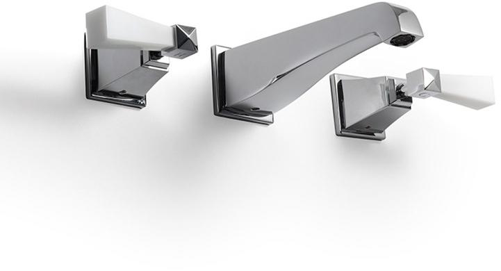 Devon&Devon Смеситель для ванны настенный из латуни с 3 отверстиями Vip time sun-id-1385485 - Вид №1