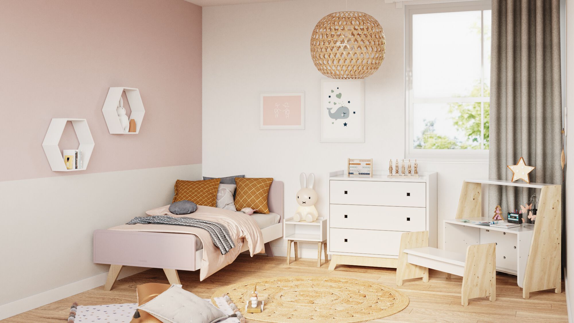 Лакированная деревянная кровать для сна Mathy by Bols ASYMETRY ARCH-00052185 - Вид №7