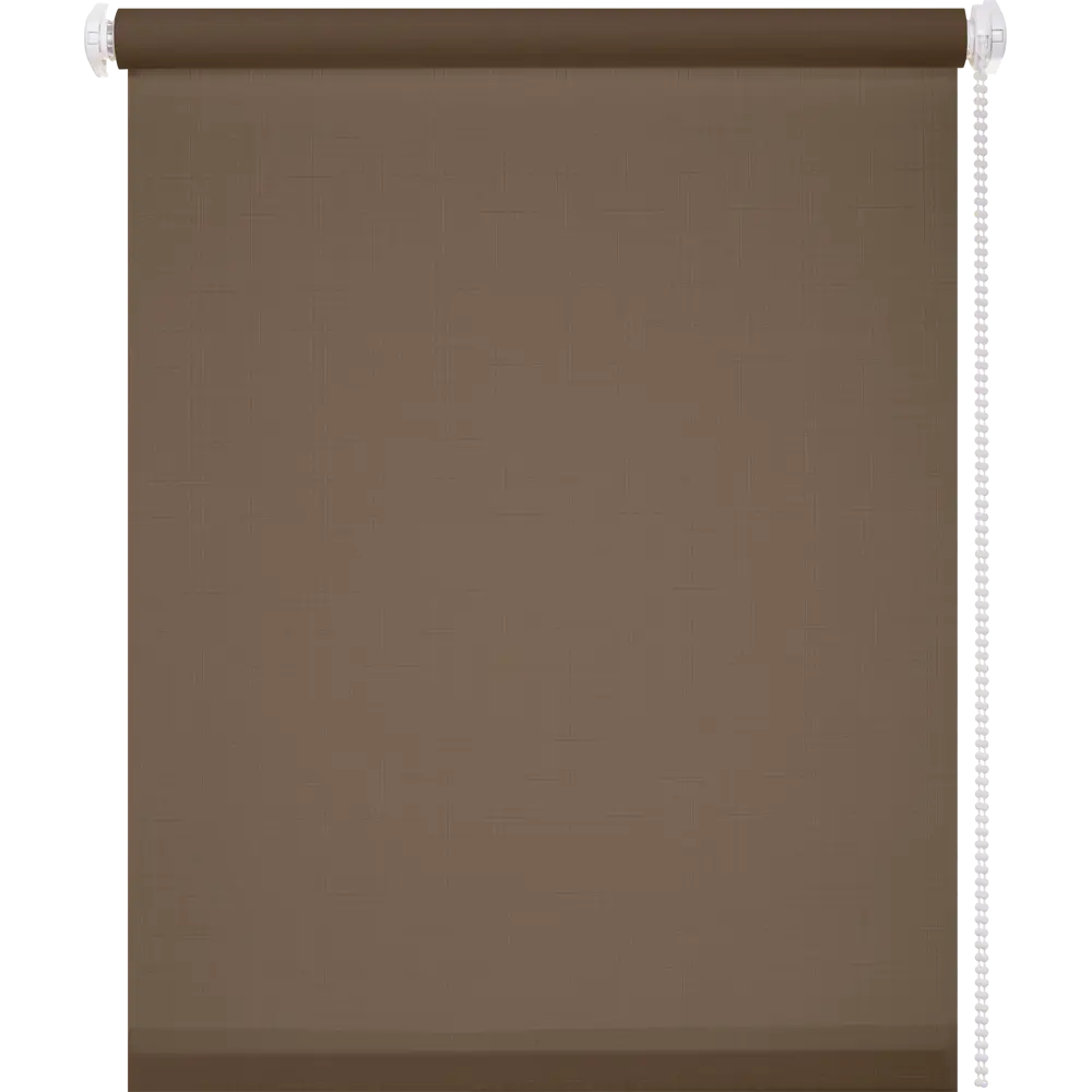 Штора рулонная Inspire Шантунг 70x160 см коричневая STLM-2193246 - Вид №1