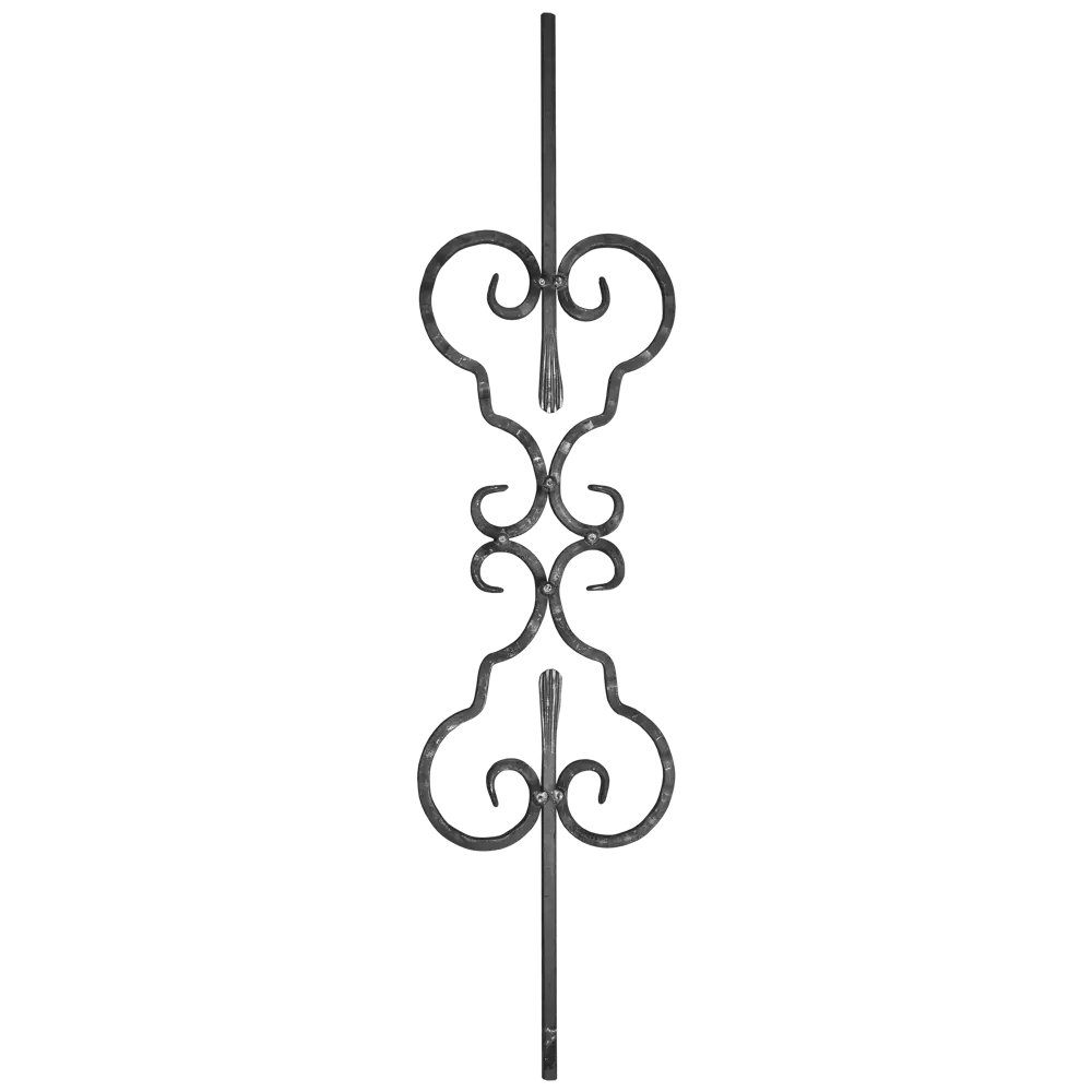 Балясина кованая Восточный вензель 210x900x15 мм Santreyd STLM-2015466